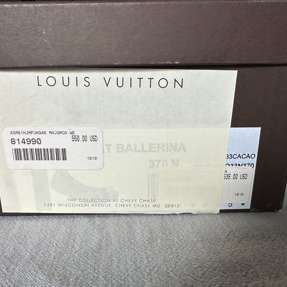 Louis Vuitton Majorca Wedge Sandals – Size 34.5 – Monogram Canvas Espadrille - Picture 7 of 8